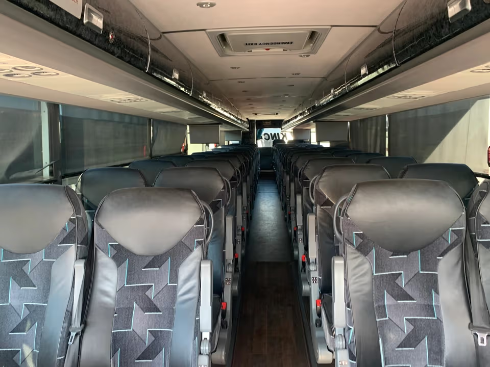 57 Passenger Motorcoach Interior 1