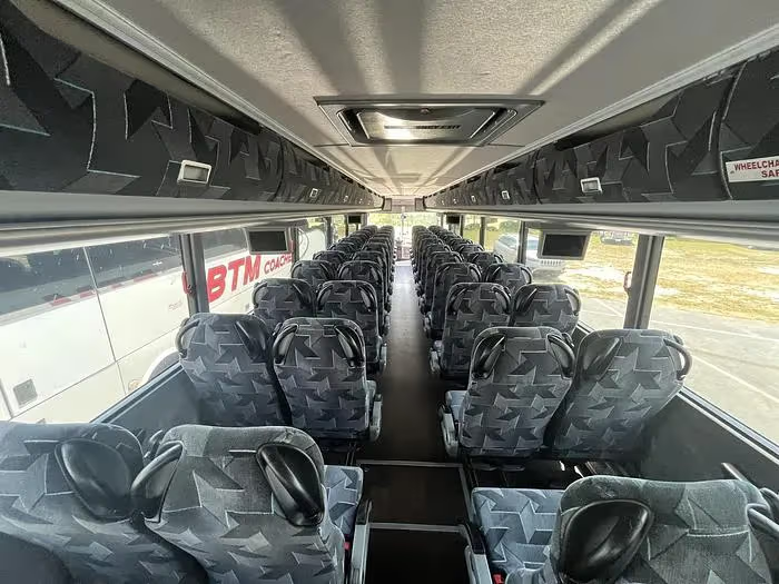 57 Passenger Motorcoach Interior E